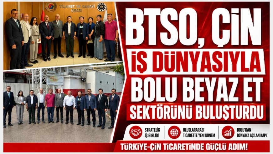 Bolu beyaz et sektörünü ziyaret ettiler