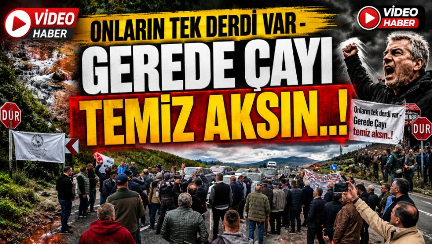Geredeliler kirliliğe isyan etti