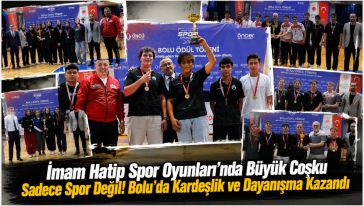 Bolu'da spor şöleni yaşandı