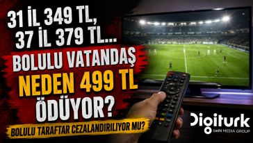 Digiturk'ten Bolulu taraftara soğuk duş!